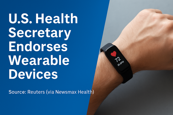 US Health Secretary Endorses Wearables: What This Means for the Future of HealthTech